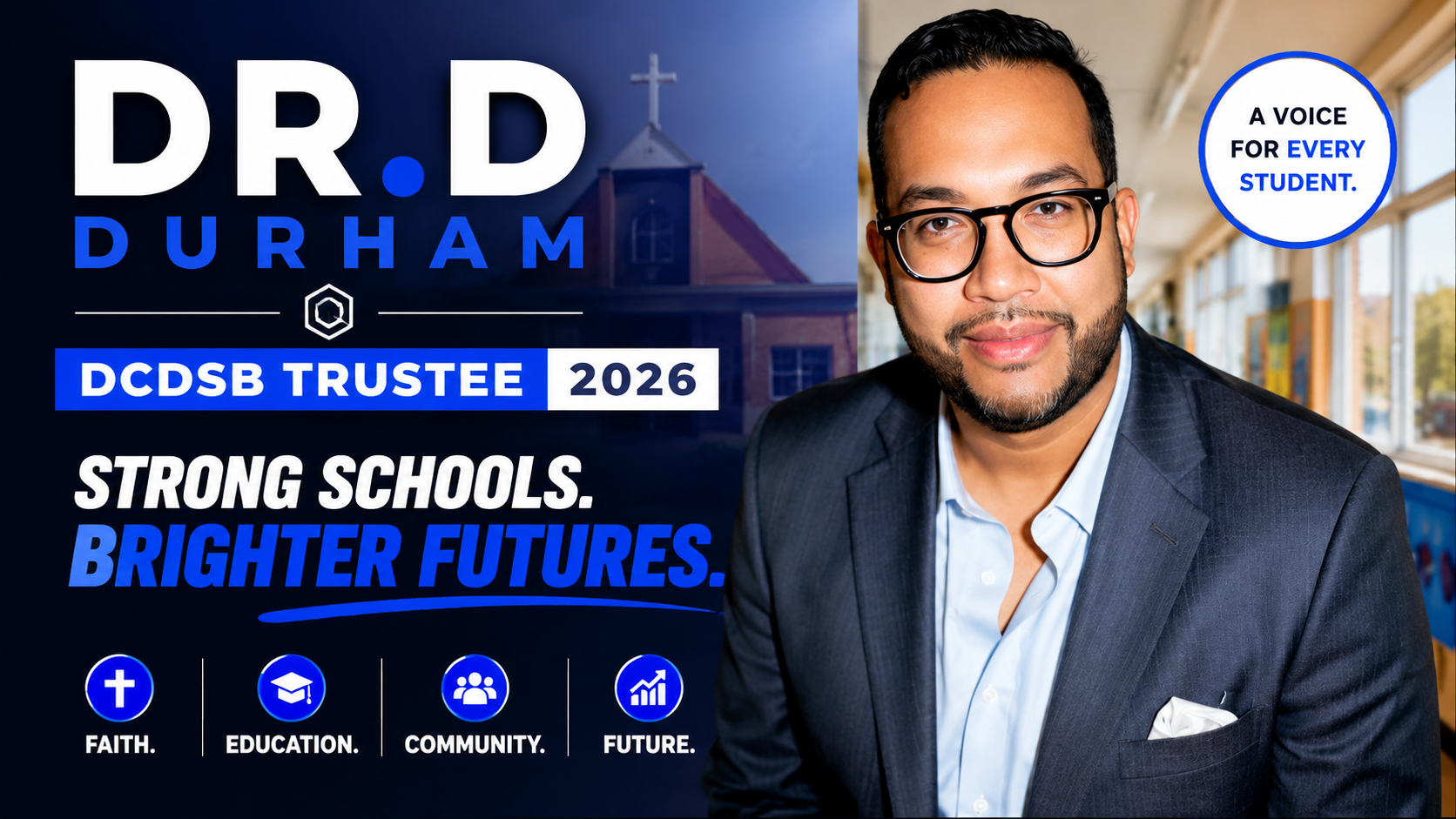 Dr. D Durham — DCDSB Trustee 2026